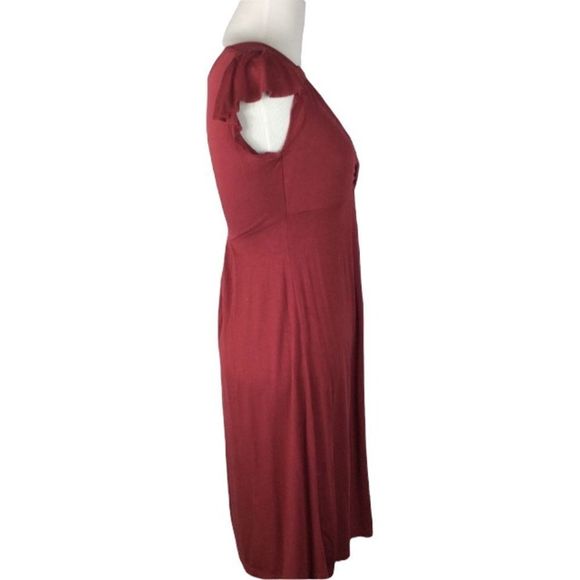 Kimchi Blue Keyhole Open Back Midi Dress Size XS - Picture 3 of 8